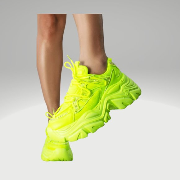 Berness Nikki Neon Yellow - Picture 1 of 6